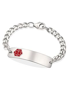 Sterling Silver Classic Red Bracelet