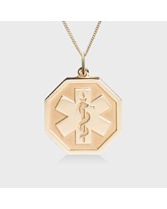 14K Gold Premier Embossed Necklace