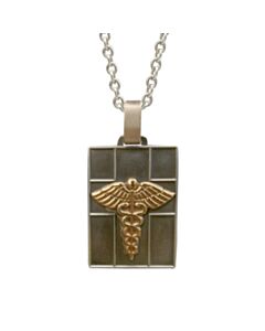 Odyssey Quad Necklace with Silver Cable Chain
