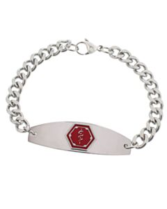 Stainless Steel Premier Red Bracelet