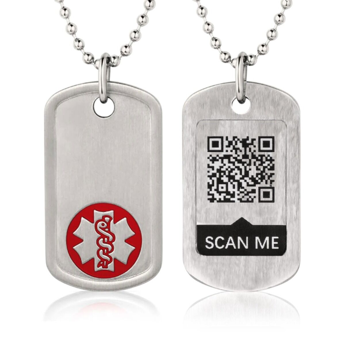 Pay money To my Pain Dog Tag ドッグタグ Dog Tag Tracker Custom Name & QR Code for iPhone - Paw