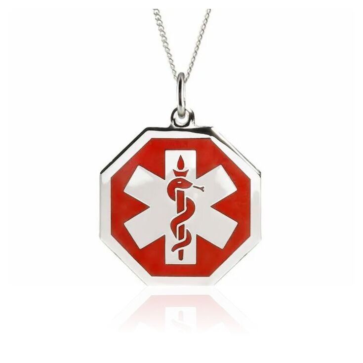 Sterling Silver Premier Red Necklace