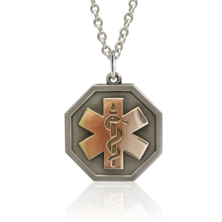 Odyssey Aura Necklace with Silver Cable Chain