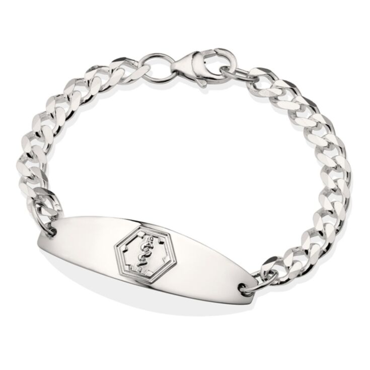 Sterling Silver Premier Embossed Bracelet