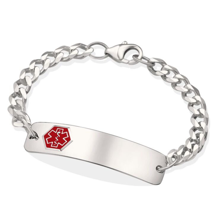 Sterling Silver Classic Red Bracelet
