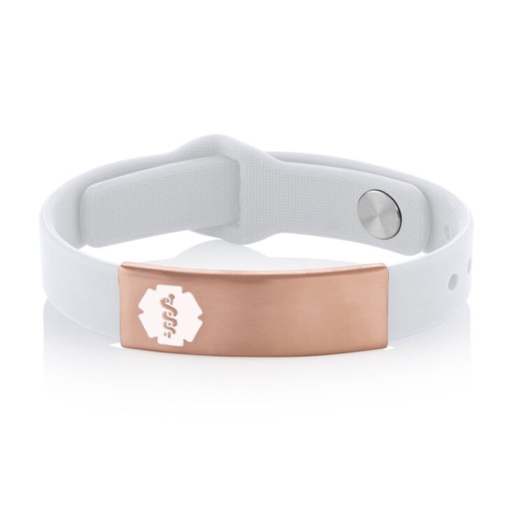 Silicone Rubber Medical Alert Bracelets American Medical ID