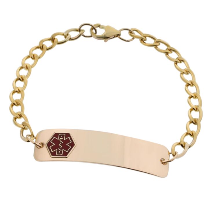 10K Gold-Filled Classic Red Bracelet