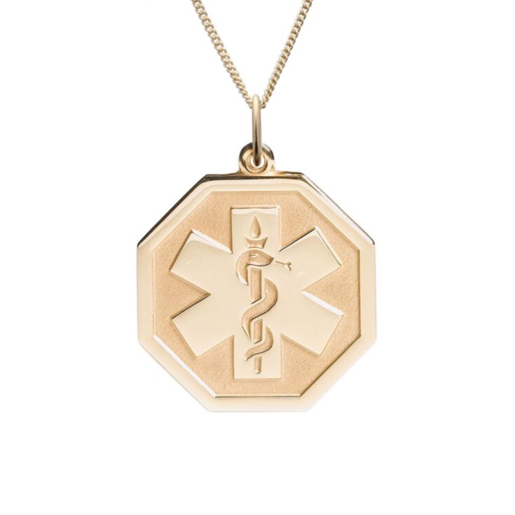 Gold Medical ID Bracelets & Necklaces American Medical ID