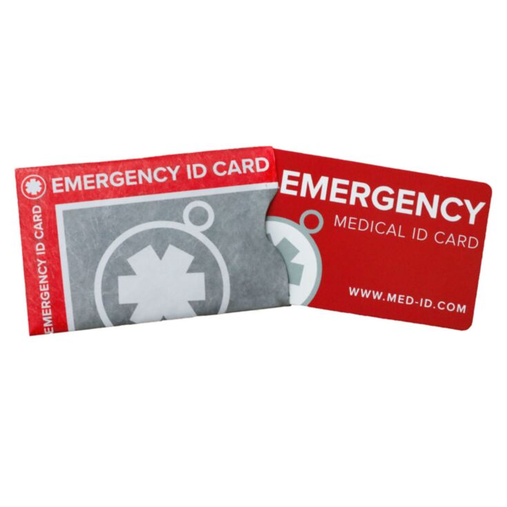 Wallet Medical ID Card (Expandable)