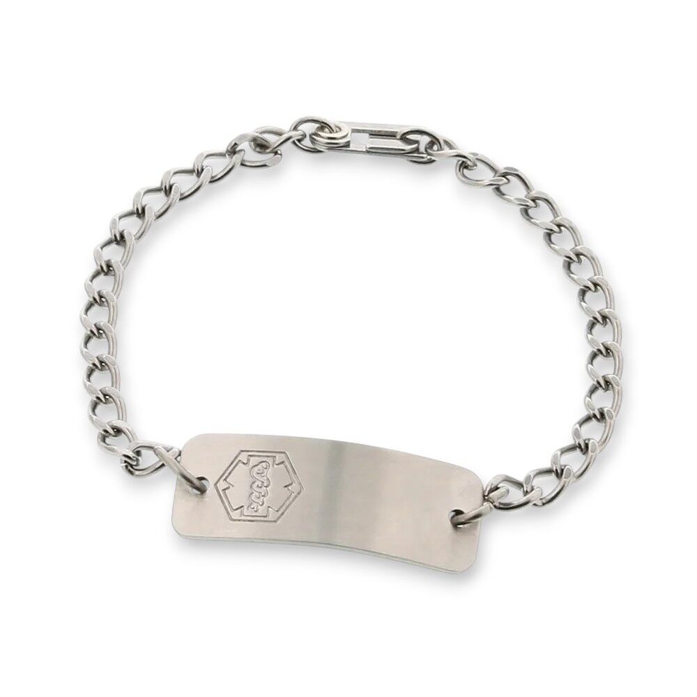 アクセサリー MADE IN CALIFORNIA ID BRACELET brac_classic_ss_petite_curb_ho