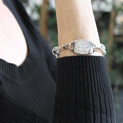 Silver Mingle on Vintage Crystal