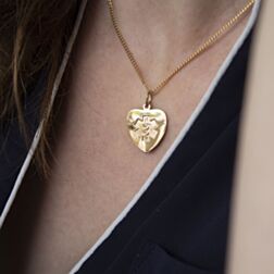 10K Gold-Filled Heart Charm Necklace