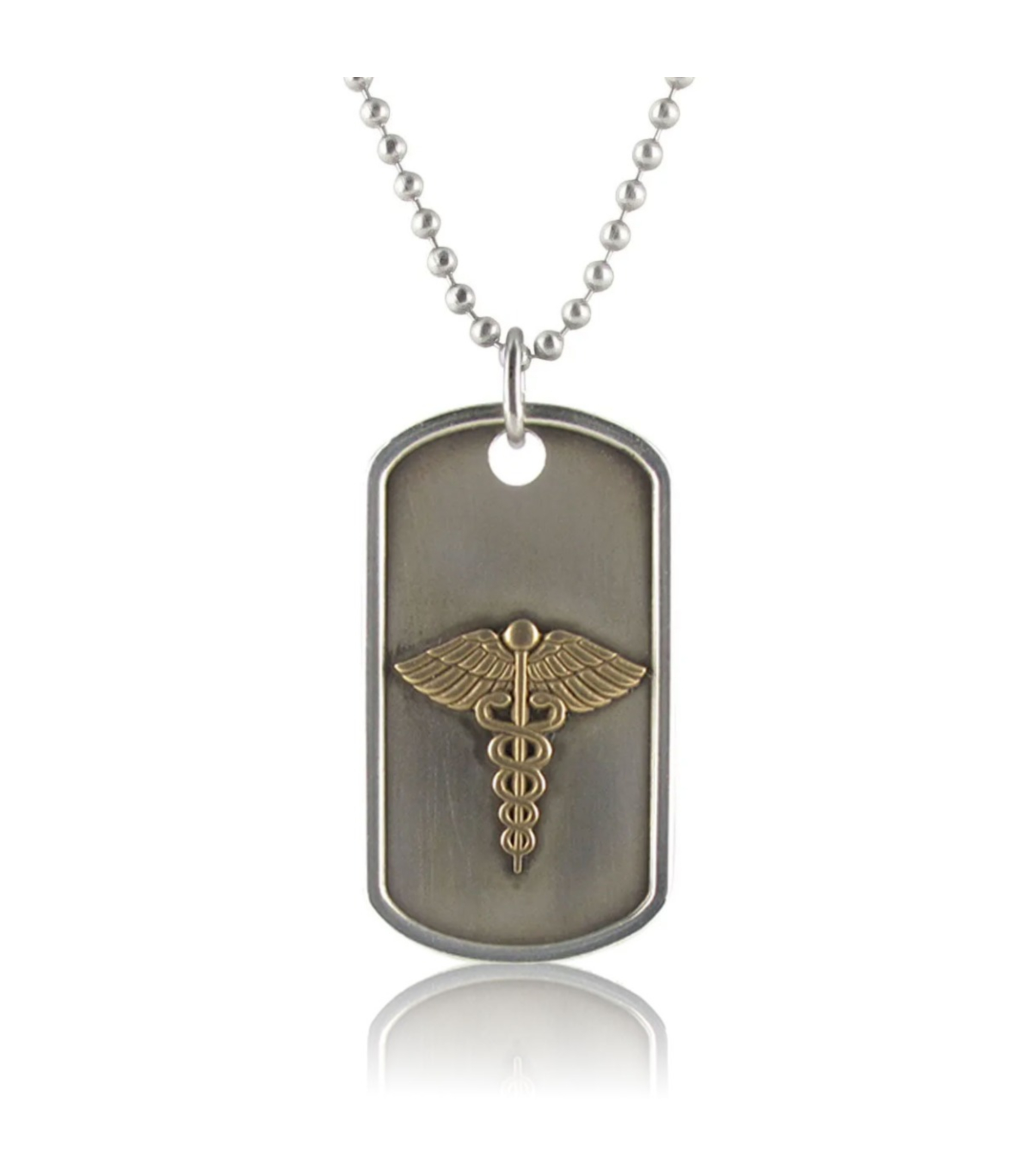Order Odyssey Dog Tag with Silver Bead Chain | American Medical ID