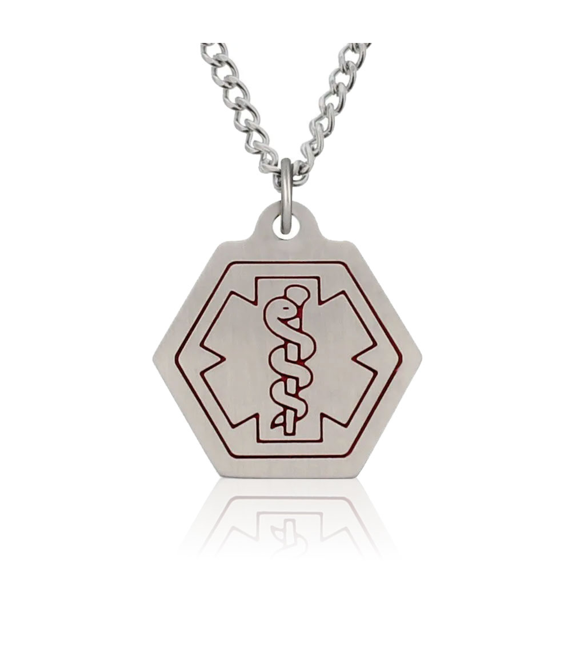 Buy Stainless Steel Small Classic Necklace | American Medical ID