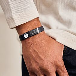 Onyx Silicone Sleek Pro Bracelet