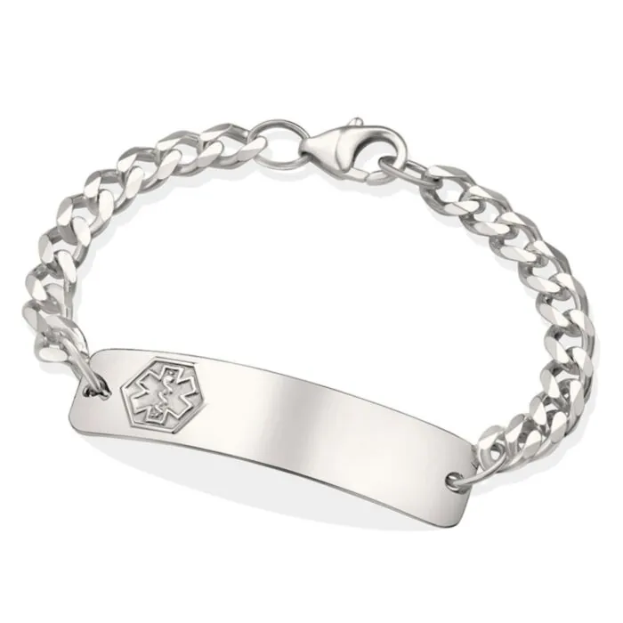 Medical alert bracelet with paper insert shop