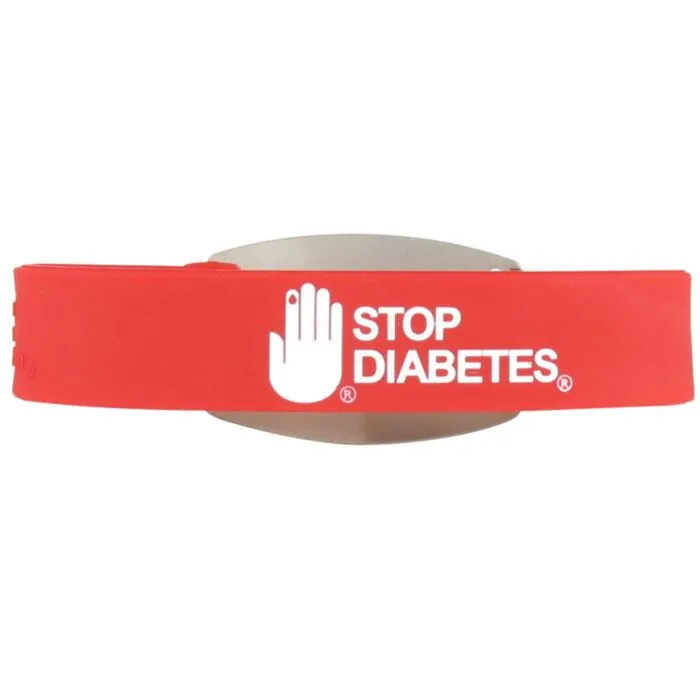 Diabetes awareness bracelets silicone sales