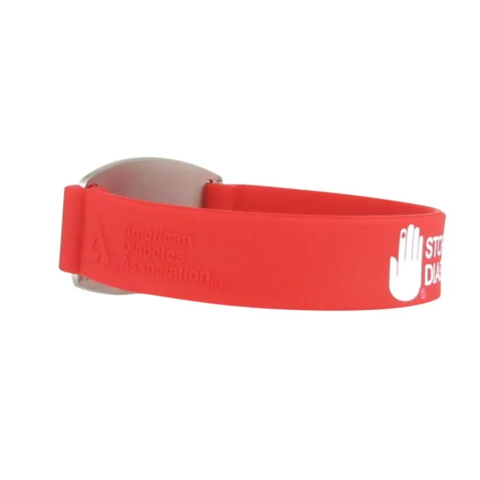 Silicone diabetic bracelet store