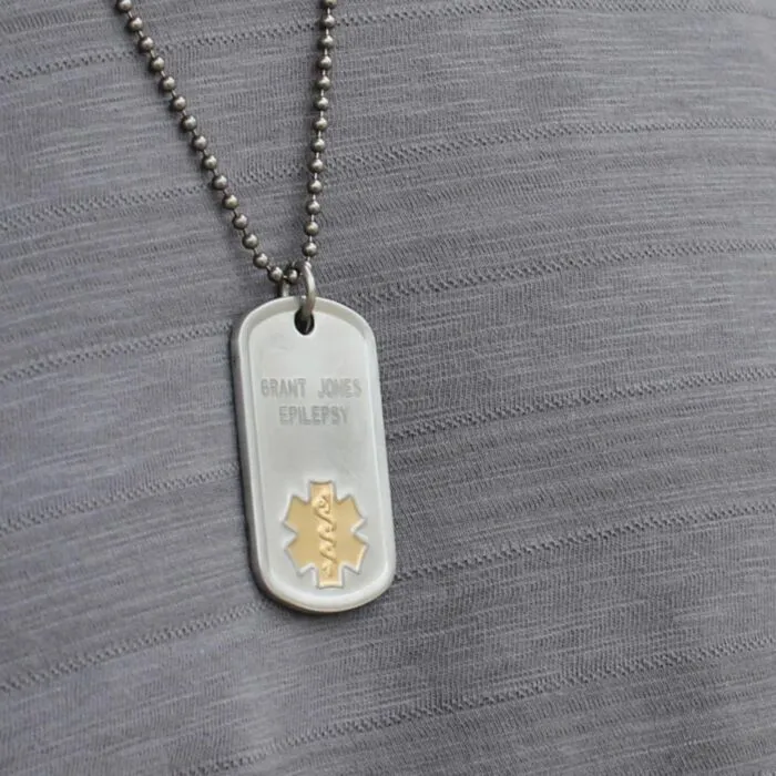 Custom engraved titanium dog tags outlet