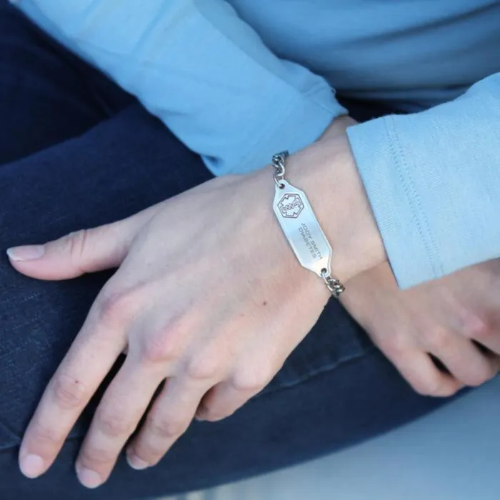 Buy Small Stainless Steel Classic Bracelet American Medical ID