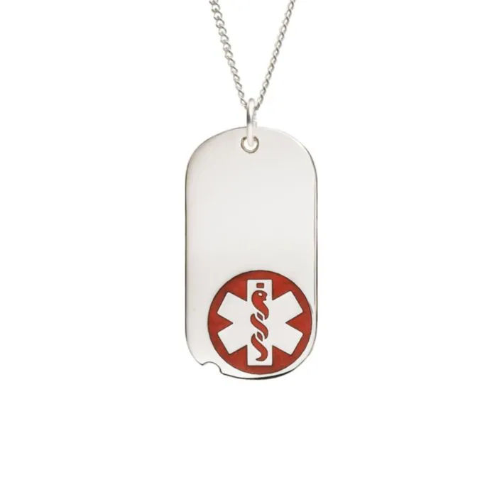 Med id hot sale necklace