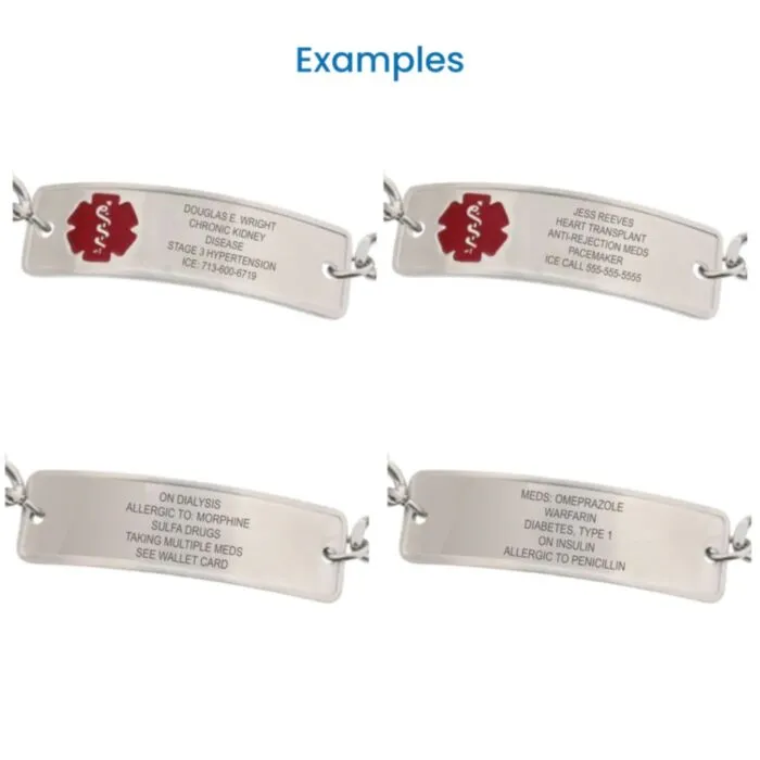Medical store alert bracelet