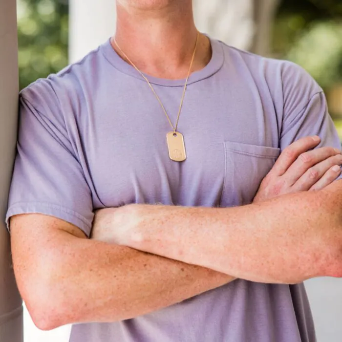 10k gold sale dog tags