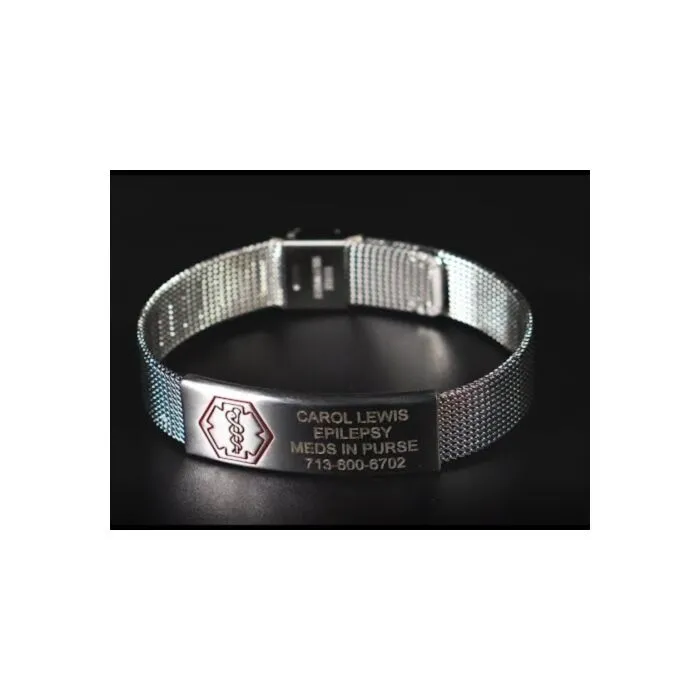 Order Stainless Steel Sleek Mesh American Medical ID