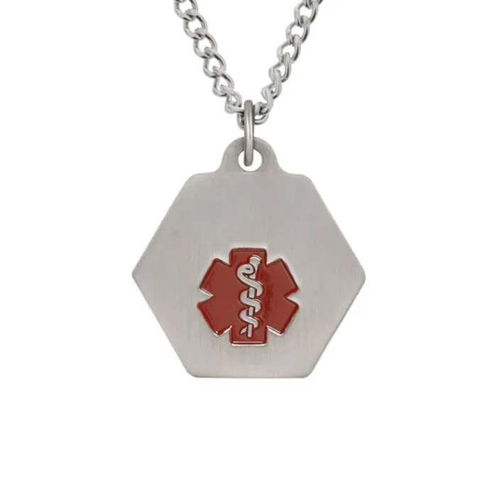 Diabetic alert necklace online