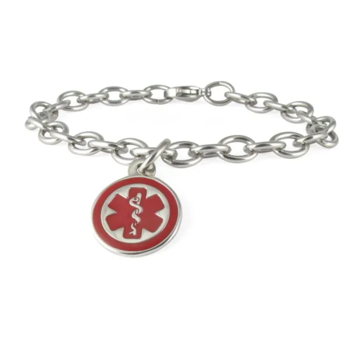 Order Stainless Steel Mini Pendant Charm Bracelet American