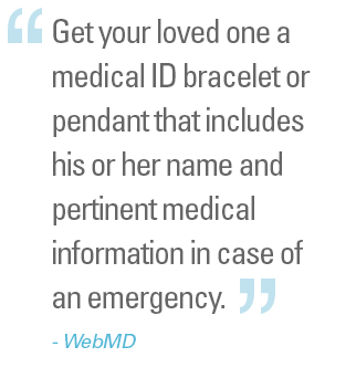 Web MD Recommends Medical ID Bracelets