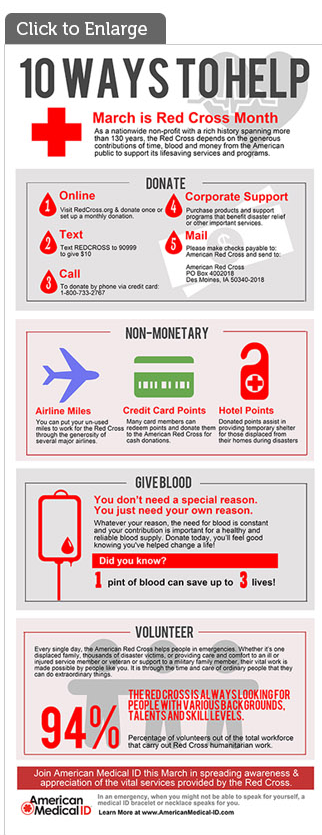 10 Ways to Help the Red Cross