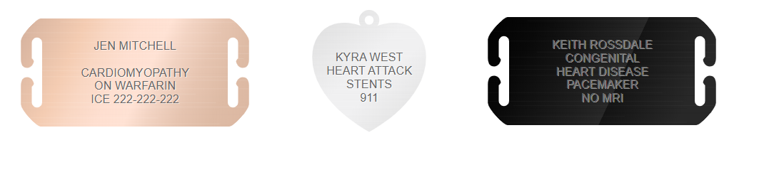 American heart association clearance medical alert bracelets